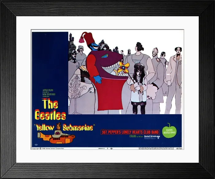 Framed Print : YELLOW SUBMARINE, The Beatles, 1968 Framed Print : YELLOW SUBMARINE, The Beatles, 1968