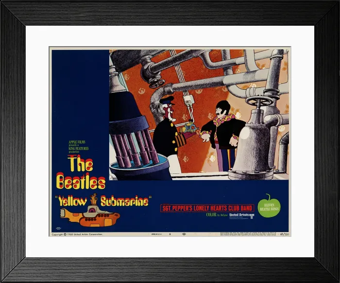 Framed Print : YELLOW SUBMARINE, The Beatles, John lennon, 1968 Framed Print : YELLOW SUBMARINE, The Beatles, John lennon, 1968