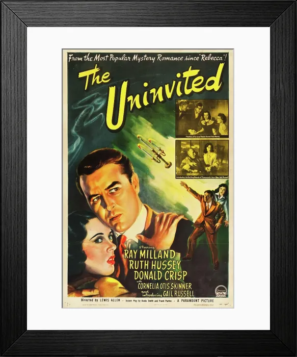 Framed Print : THE UNINVITED, Gail Russell, Ray Milland, 1994 Framed Print : THE UNINVITED, Gail Russell, Ray Milland, 1994