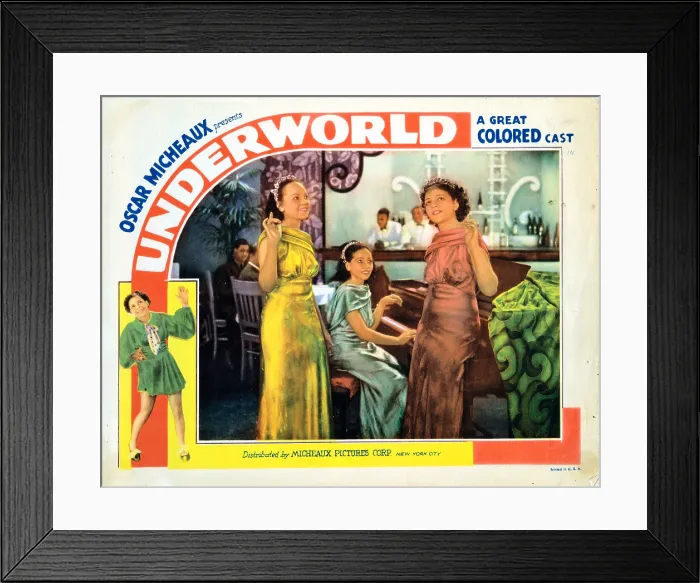 Framed Print : UNDERWORLD, US lobbycard, Bee Freeman, 1937