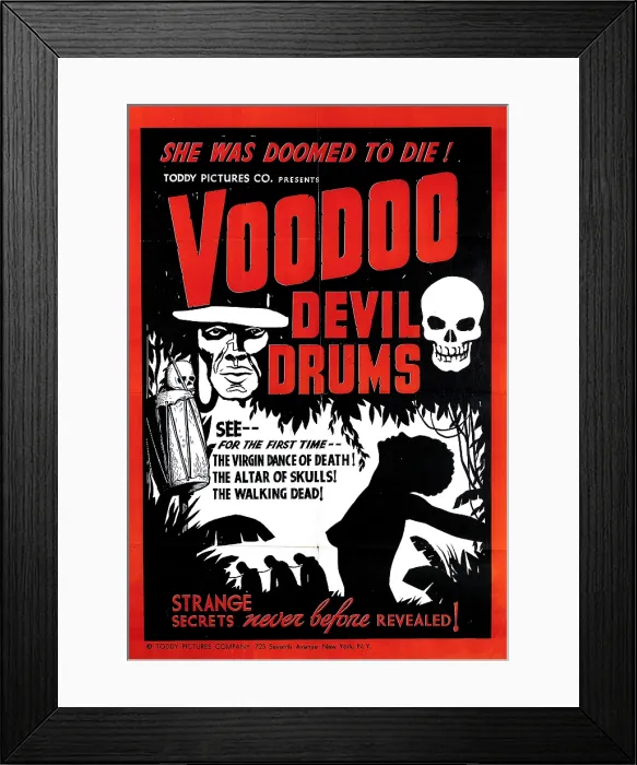 Framed Print : VOODOO DEVIL DRUMS, 1944 Framed Print : VOODOO DEVIL DRUMS, 1944
