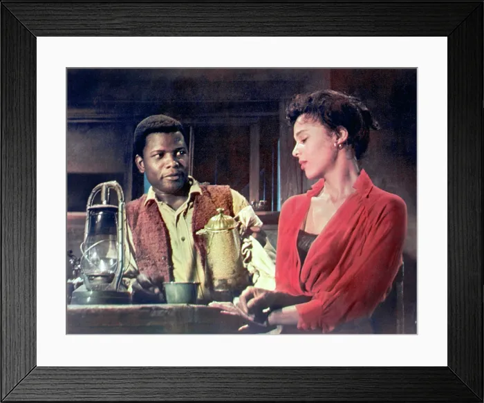 Framed Print : PORGY AND BESS, Sidney Poitier, Dorothy Dandridge, 1959