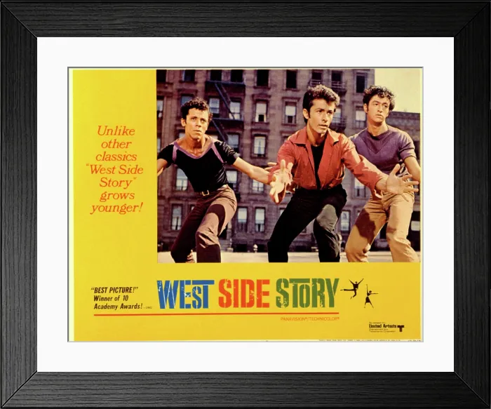 Framed Print : WEST SIDE STORY, Jose De Vega, George Chakiris, 1961