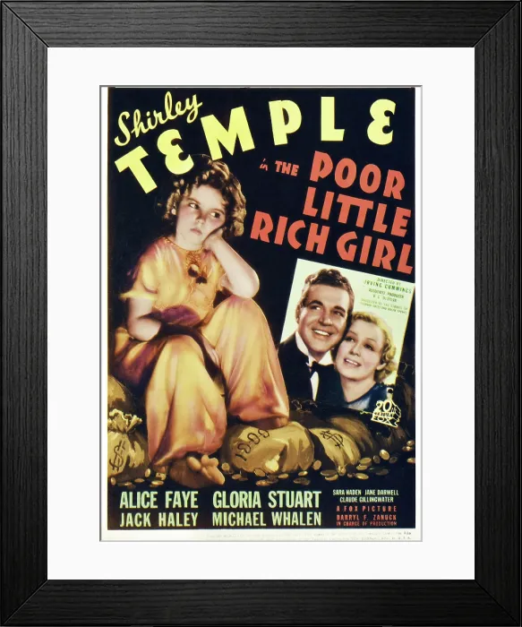 Framed Print : POOR LITTLE RICH GIRL, from left: Shirley Temple, Michael Whalen, Gloria Stuart, 1936, TM and Copyright 20th Century Fox Film Corp Framed Print : POOR LITTLE RICH GIRL, from left: Shirley Temple, Michael Whalen, Gloria Stuart, 1936, TM and Copyright 20th Century Fox Film Corp