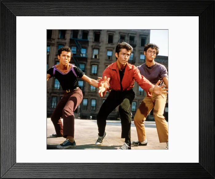 Framed Print : WEST SIDE STORY, George Chakiris (center), 1961