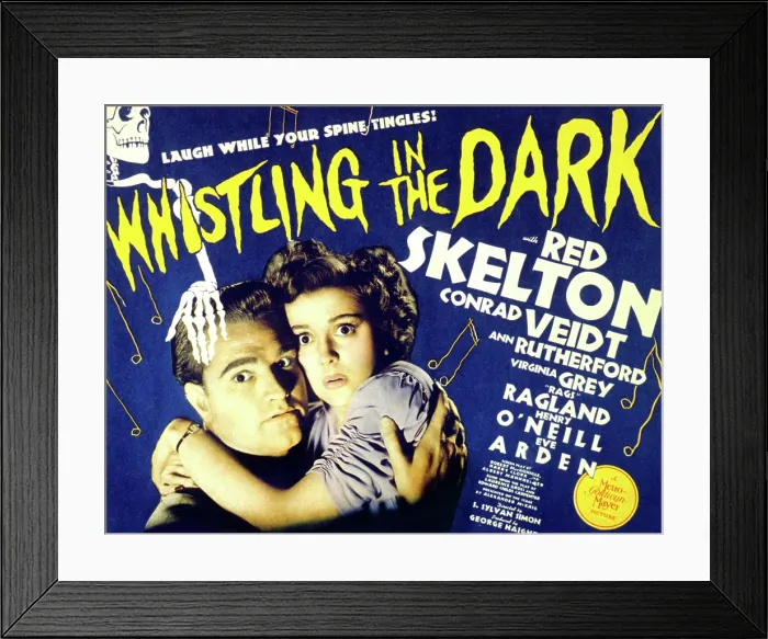 Framed Print : WHISTLING IN THE DARK, Red Skelton, Ann Rutherford, 1941