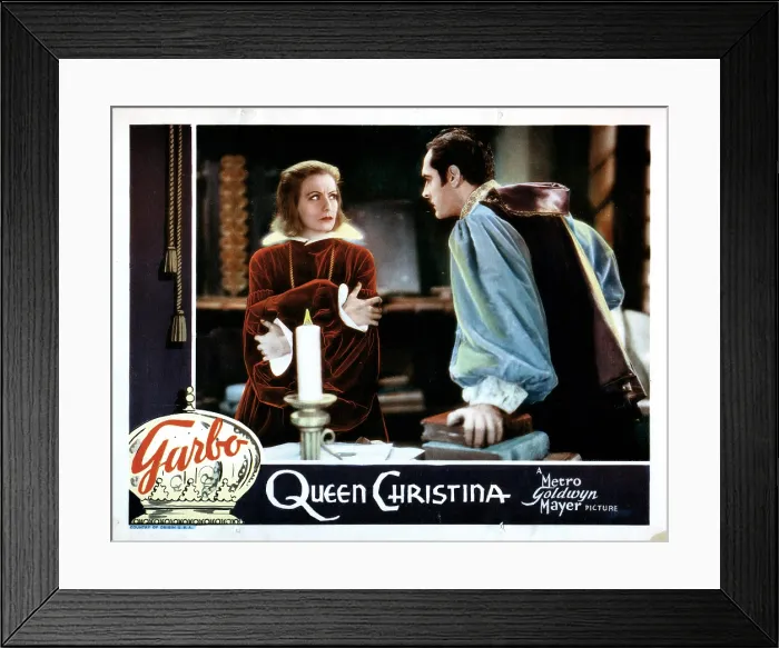 Framed Print : QUEEN CHRISTINA, from left, Greta Garbo, Edward Norris, 1933 Framed Print : QUEEN CHRISTINA, from left, Greta Garbo, Edward Norris, 1933