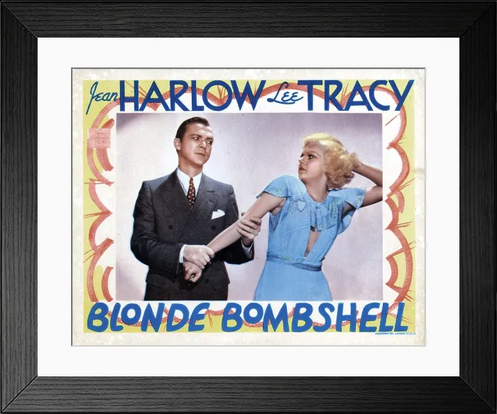 Framed Print : BOMBSHELL, (aka BLONDE BOMBSHELL), from left, Lee Tracy, Jean Harlow, 1933 Framed Print : BOMBSHELL, (aka BLONDE BOMBSHELL), from left, Lee Tracy, Jean Harlow, 1933