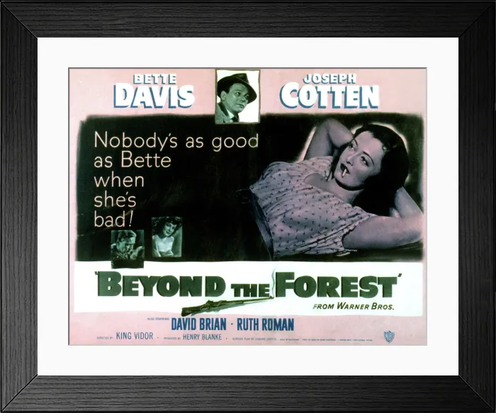Framed Print : BEYOND THE FOREST, Joseph Cotten, Bette Davis, 1949 Framed Print : BEYOND THE FOREST, Joseph Cotten, Bette Davis, 1949