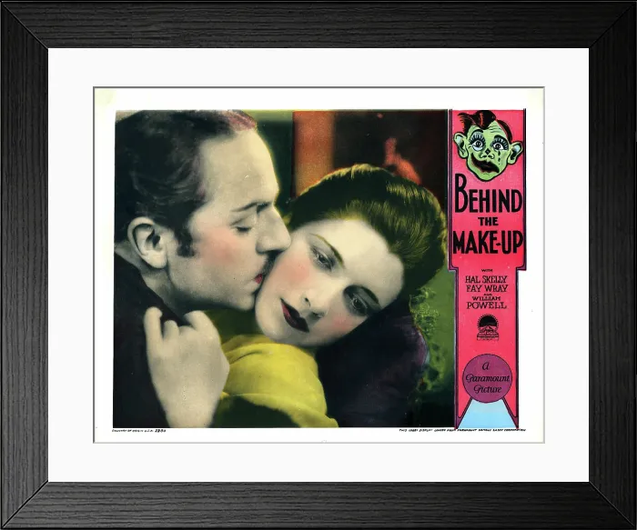 Framed Print : BEHIND THE MAKE-UP, from left, William Powell, Kay Francis, 1930 Framed Print : BEHIND THE MAKE-UP, from left, William Powell, Kay Francis, 1930
