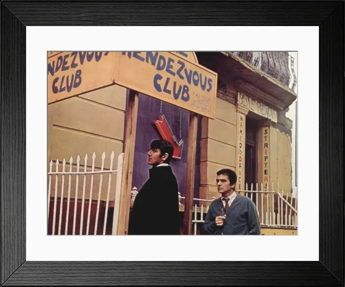 Framed Print : BEDAZZLED, Peter Cook, Dudley Moore, 1967, (c) 20th Century Fox, TM & Copyright  /  Courtesy: Everett Collection