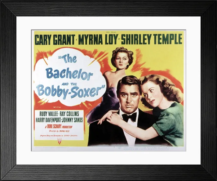 Framed Print : THE BACHELOR AND THE BOBBY-SOXER, Cary Grant, Shirley Temple, Myrna Loy, 1947 Framed Print : THE BACHELOR AND THE BOBBY-SOXER, Cary Grant, Shirley Temple, Myrna Loy, 1947