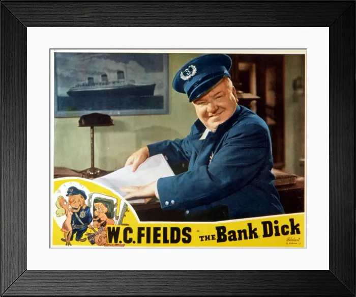 Framed Print : THE BANK DICK, W.C. Fields, 1940