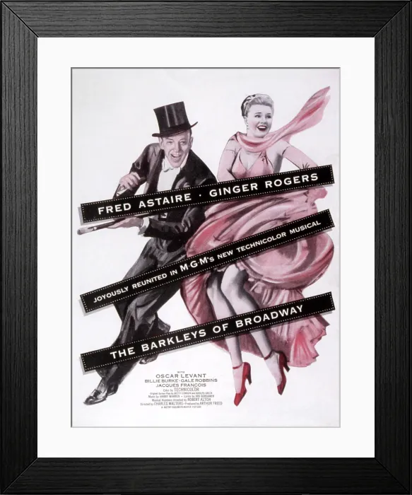 Framed Print : THE BARKLEYS OF BROADWAY, Fred Astaire, Ginger Rogers, 1949