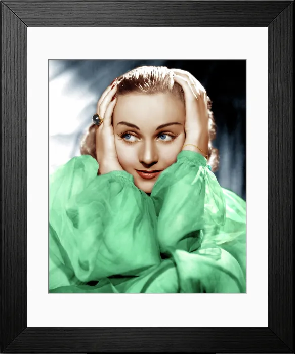 Framed Print : Carole Lombard, ca. late 1930s Framed Print : Carole Lombard, ca. late 1930s
