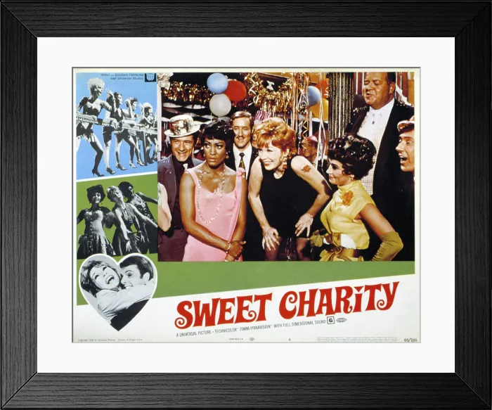 Framed Print : SWEET CHARITY, Paula Kelly, Shirley Maclaine, Chita Rivera, 1969