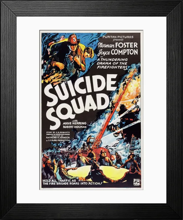 Framed Print : SUICIDE SQUAD, top left: Norman Foster, 1935