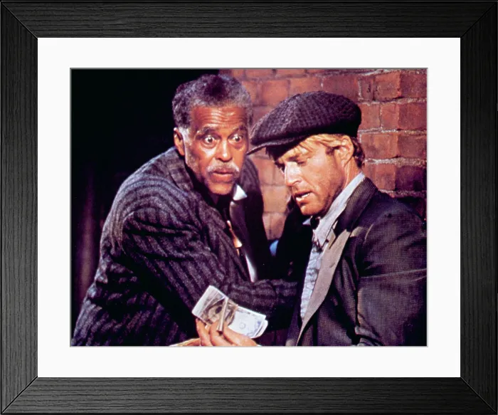 Framed Print : THE STING, Robert Earl Jones, Robert Redford, 1973
