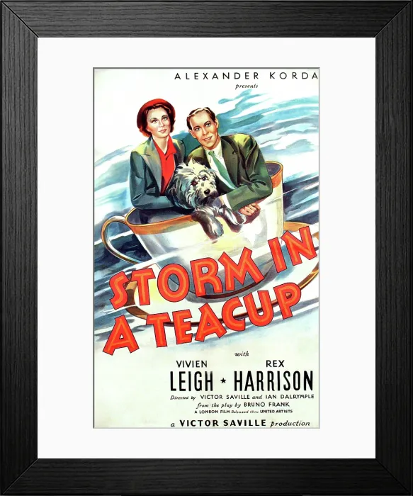Framed Print : STORM IN A TEACUP, Vivien Leigh, Rex Harrison, 1937