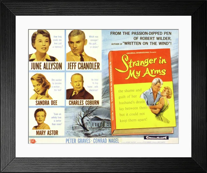 Framed Print : STRANGER IN MY ARMS, June Allyson, Jeff Chandler, Sandra Dee, Charles Coburn, Mary Astor, 1959 Framed Print : STRANGER IN MY ARMS, June Allyson, Jeff Chandler, Sandra Dee, Charles Coburn, Mary Astor, 1959
