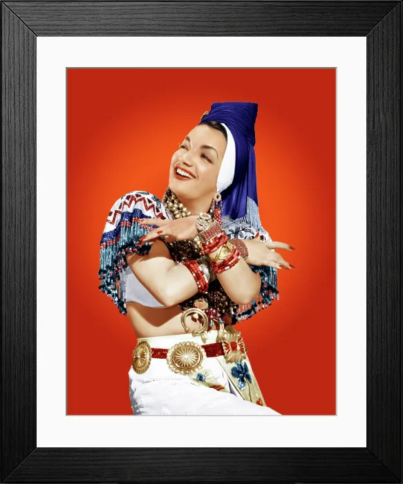 Framed Print : Carmen Miranda, ca. mid-1940s