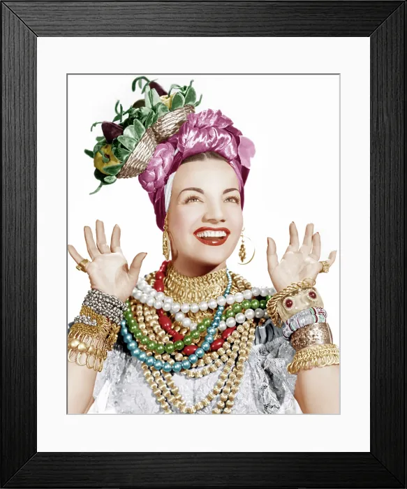 Framed Print : Carmen Miranda, ca. late 1940s