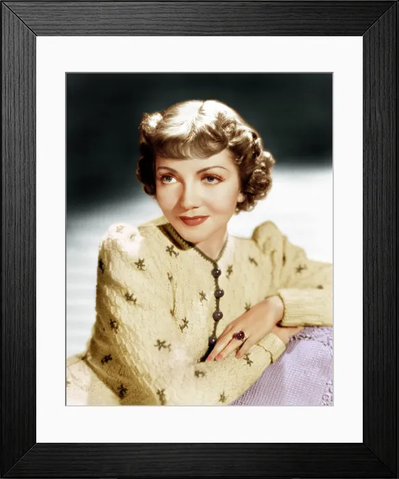 Framed Print : Claudette Colbert, ca. 1939 Framed Print : Claudette Colbert, ca. 1939
