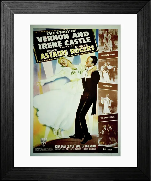 Framed Print : THE STORY OF VERNON AND IRENE CASTLE, Ginger Rogers, Fred Astaire, 1939 Framed Print : THE STORY OF VERNON AND IRENE CASTLE, Ginger Rogers, Fred Astaire, 1939