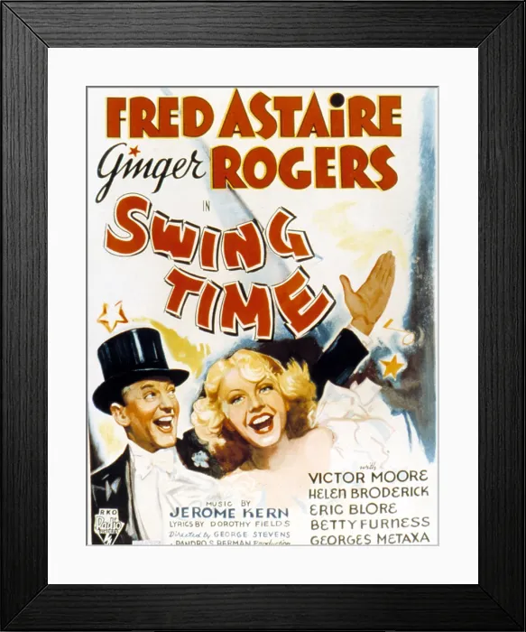 Framed Print : SWING TIME, Fred Astaire, Ginger Rogers, 1936 Framed Print : SWING TIME, Fred Astaire, Ginger Rogers, 1936