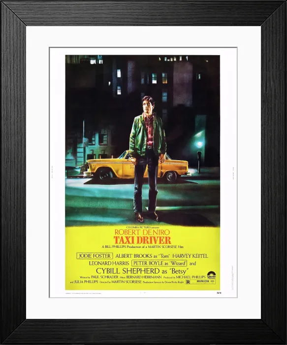 Framed Print : TAXI DRIVER, Robert De Niro, 1976