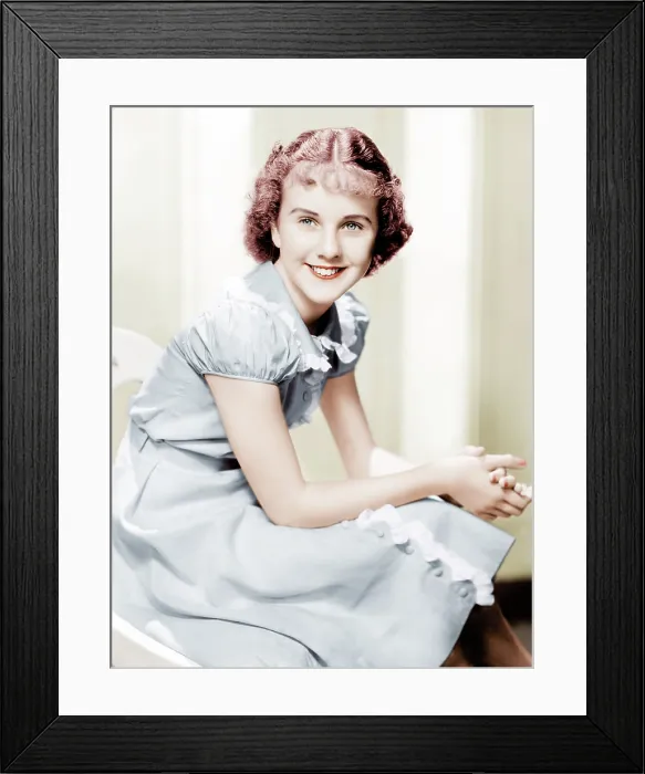 Framed Print : Deanna Durbin, ca. 1936 Framed Print : Deanna Durbin, ca. 1936