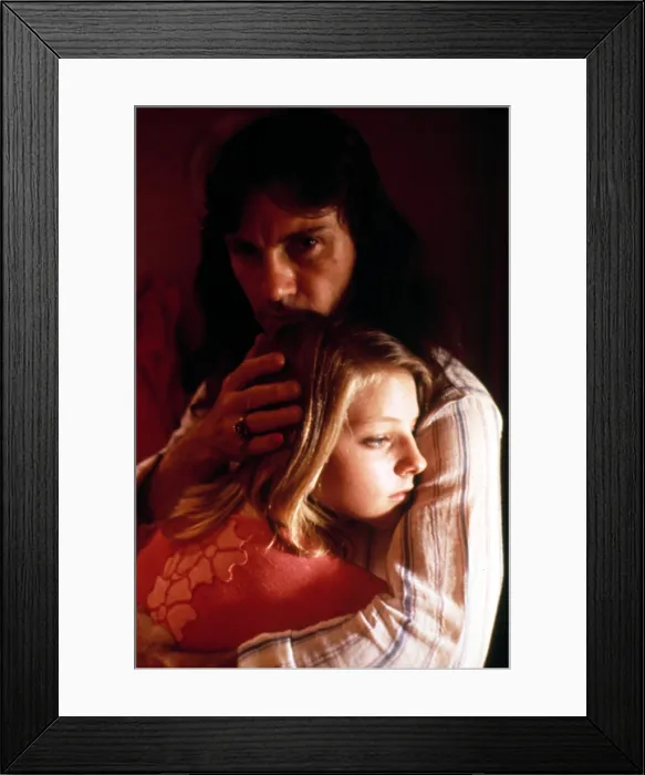 Framed Print : TAXI DRIVER, Harvey Keitel, Jodie Foster, 1976