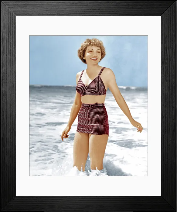 Framed Print : Claudette Colbert, ca. 1941 Framed Print : Claudette Colbert, ca. 1941