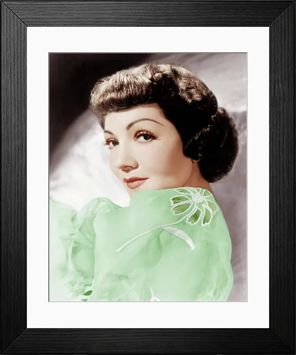 Framed Print : Claudette Colbert, ca. 1950 Framed Print : Claudette Colbert, ca. 1950