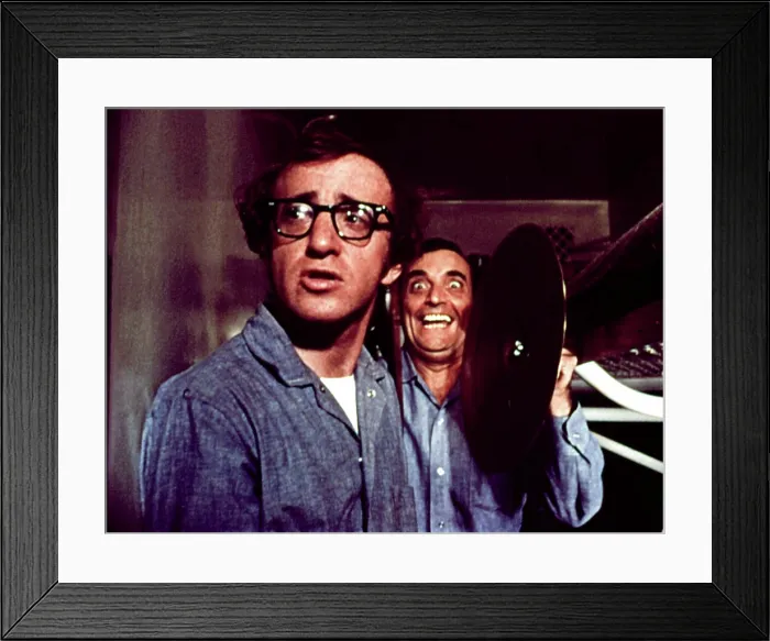 Framed Print : TAKE THE MONEY AND RUN, Woody Allen, 1969