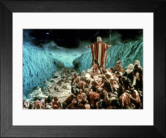 Framed Print : THE TEN COMMANDMENTS, Charlton Heston, 1956 Framed Print : THE TEN COMMANDMENTS, Charlton Heston, 1956
