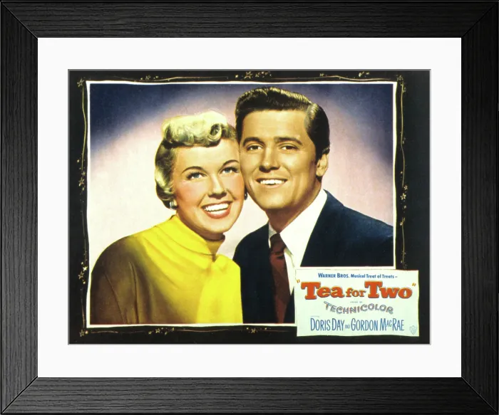 Framed Print : TEA FOR TWO, from left: Doris Day, Gordon MacRae, 1950