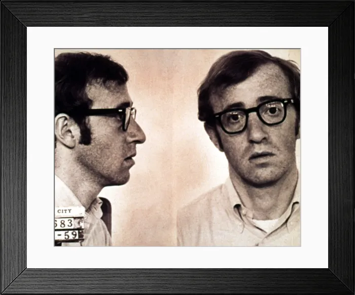 Framed Print : TAKE THE MONEY AND RUN, Woody Allen, 1969