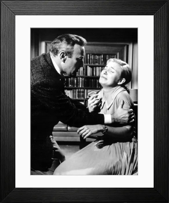 Framed Print : THE THREE FACES OF EVE, Lee J. Cobb, Joanne Woodward, 1957, TM and Copyright (c)20th Century Fox Film Corp. All rights reserved