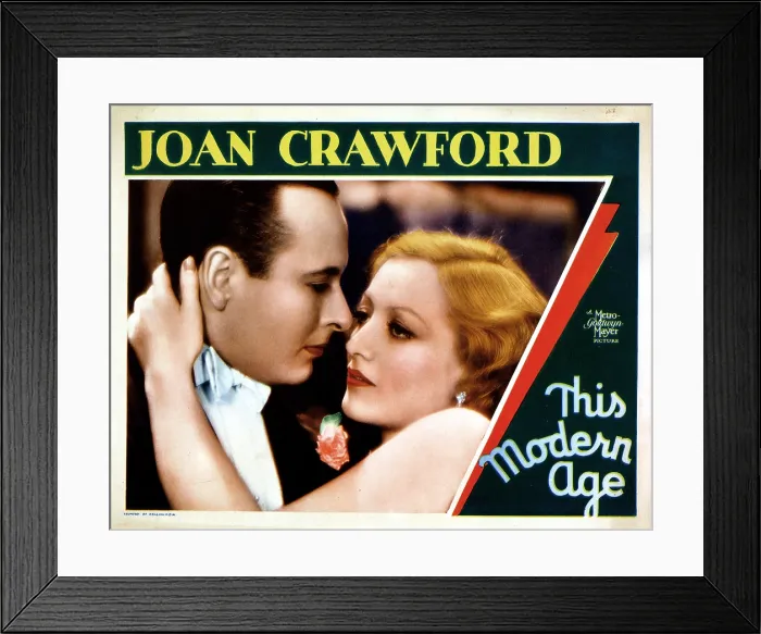 Framed Print : THIS MODERN AGE, from left, Monroe Owsley, Joan Crawford, 1931