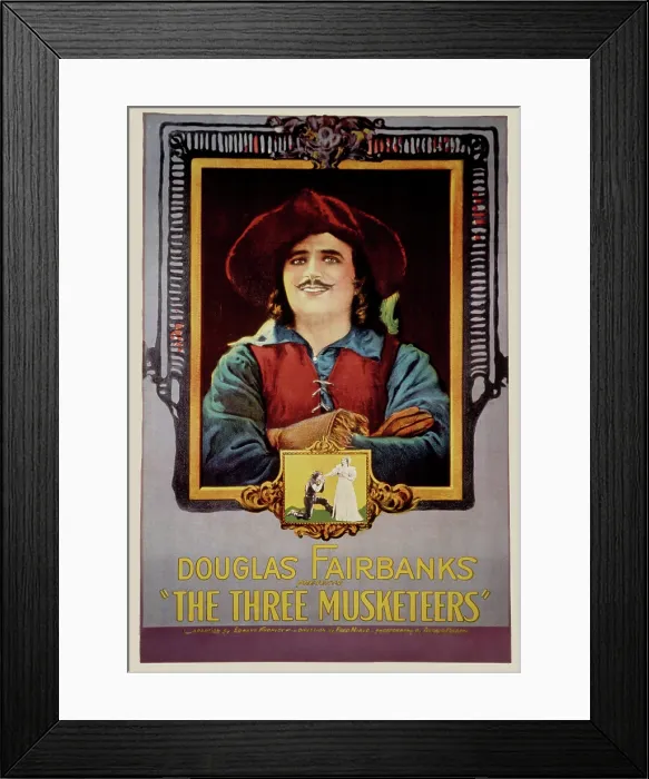 Framed Print : THE THREE MUSKETEERS, Douglas Fairbanks, Sr. 1921