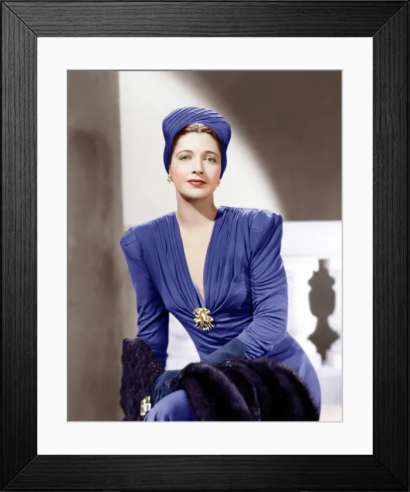 Framed Print : Kay Francis, ca. 1940s Framed Print : Kay Francis, ca. 1940s