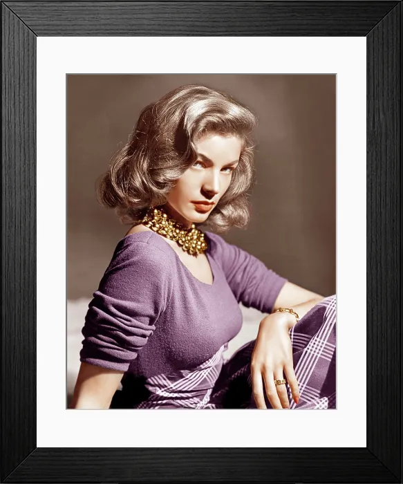 Framed Print : Lauren Bacall, ca. 1945