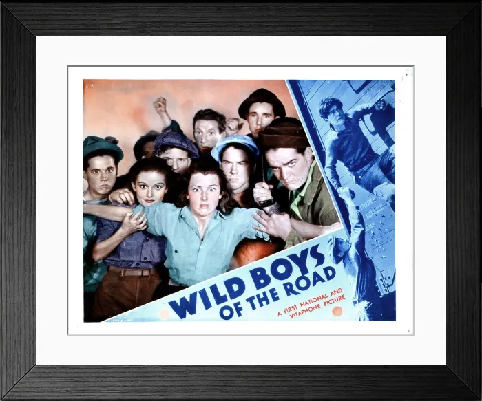 Framed Print : WILD BOYS OF THE ROAD, Edwin Phillips, Frankie Darro, Dorothy Coonan, 1933 Framed Print : WILD BOYS OF THE ROAD, Edwin Phillips, Frankie Darro, Dorothy Coonan, 1933