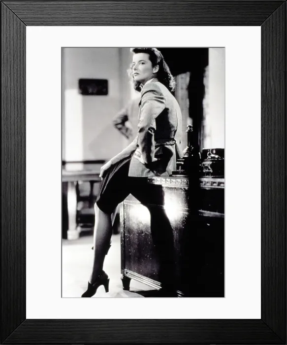 Framed Print : WOMAN OF THE YEAR, Katharine Hepburn, 1942