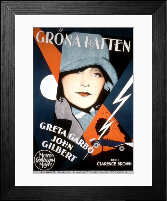 Framed Print : A WOMAN OF AFFAIRS, Greta Garbo, 1928, foreign poster art Framed Print : A WOMAN OF AFFAIRS, Greta Garbo, 1928, foreign poster art