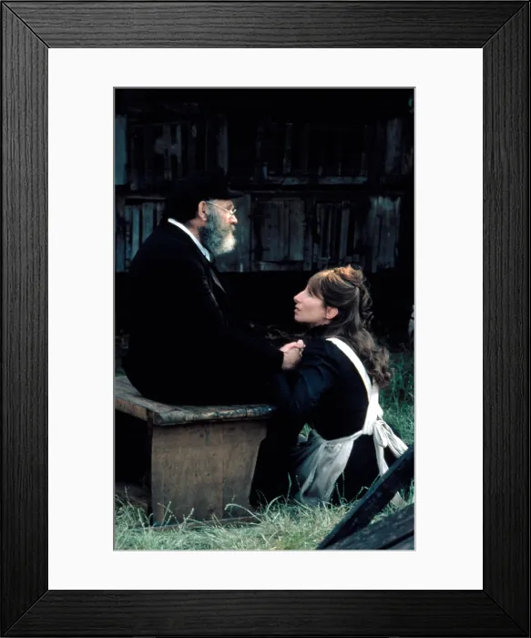 Framed Print : YENTL, Nehemiah Persoff, Barbra Streisand, 1983