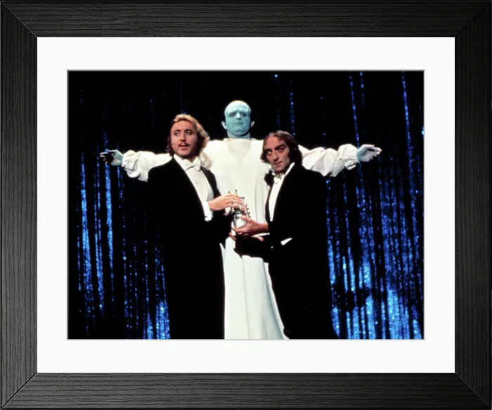 Framed Print : YOUNG FRANKENSTEIN, Gene Wilder, Peter Boyle, Marty Feldman, 1974. TM and Copyright 20th Century Fox Film Corp. All rights reserved. Courtesy: Everett Collection