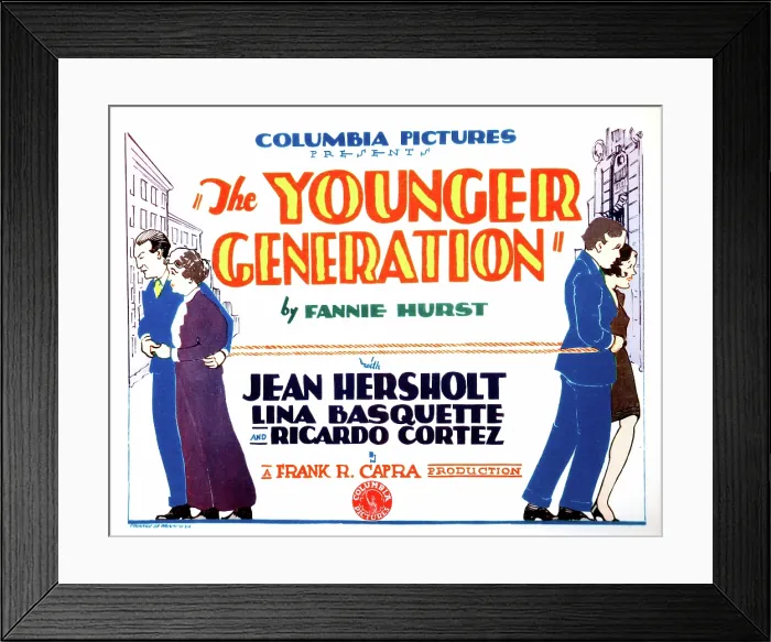 Framed Print : THE YOUNGER GENERATION, Jean Hersholt, Rosa Rosanova, Ricardo Cortez, Lina Basquette, 1929 Framed Print : THE YOUNGER GENERATION, Jean Hersholt, Rosa Rosanova, Ricardo Cortez, Lina Basquette, 1929