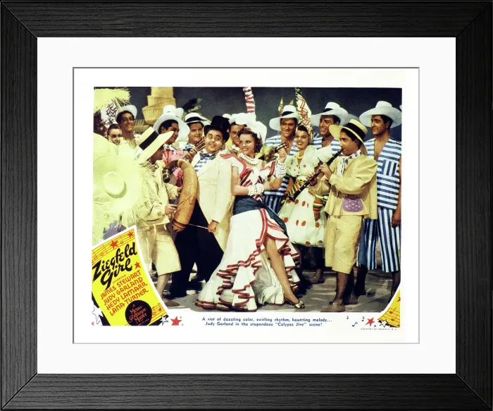 Framed Print : ZIEGFELD GIRL, US lobbycard, Judy Garland, 1941